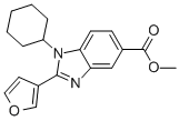CAS#: 824949-98-6, 1-Cyclohexyl-2-(3-Furanyl)-1H-Benzimidazole-5-Carboxylic Acid Methyl Ester
