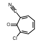 CAS#: 825-47-8, 6-Chloro-7-oxo-1,3,5-cycloheptatriene-1-carbonitrile