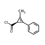 CAS#: 82555-71-3, (1S)-2-Methyl-3-phenyl-2-cyclopropene-1-carbonyl chloride