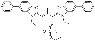 CAS#: 82557-14-0, 3-Ethyl-2-[3-(3-Ethyl-5-Phenyl-Benzooxazol-2-Yl)-2-Methyl-Prop-2-Enylidene]-5-Phenyl-Benzooxazole