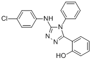 CAS 登录号：82619-90-7， 2-(5-((4-氯苯基)氨基)-4-苯基-4H-1,2,4-三唑-3-基)-苯酚