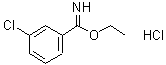 CAS#: 827-64-5, Ethyl 3-chlorobenzenecarboximidate hydrochloride (1:1)