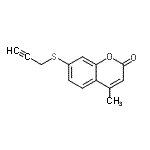 CAS 登录号：827024-65-7， 4-甲基-7-(2-丙炔-1-基硫基)-2H-苯并吡喃-2-酮