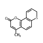 CAS#: 827024-67-9, 4-Methyl-2H,8H-thiopyrano[2,3-h]chromen-2-one
