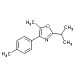 CAS 登录号：827302-96-5， 2-异丙基-5-甲基-4-(4-甲基苯基)-1,3-恶唑