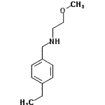 CAS#: 827328-12-1, N-(4-Ethylbenzyl)-2-methoxyethanamine