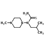 CAS#: 827591-38-8, 1-Isobutyl-1-(4-methyl-1-piperazinyl)thiourea