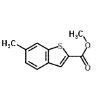 CAS#: 82787-72-2, Methyl 6-methyl-1-benzothiophene-2-carboxylate