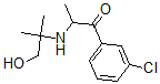 CAS#: 82793-84-8, 1-(3-Chlorophenyl)-2-[(1-hydroxy-2-methylpropan-2-yl)amino]propan-1-one