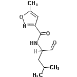CAS#: 828295-29-0, 5-Methyl-N-(4-methyl-1-oxo-2-pentanyl)-1,2-oxazole-3-carboxamide