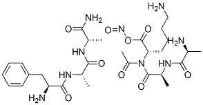 CAS 登录号：82867-31-0， 乙酰基丙氨酰-丙氨酰-赖氨酰亚硝酸盐-苯丙氨酰-丙氨酰-丙氨酰胺