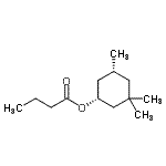 CAS 登录号：828912-41-0， (1R,5R)-3,3,5-三甲基环己基丁酸酯