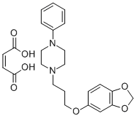 CAS#: 82900-57-0, 1-[3-(3,4-Methylenedioxyphenoxy)Propyl]-4-Phenyl-Piperazine Maleate