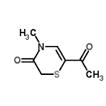 CAS#: 82912-52-5, 6-Acetyl-4-methyl-2H-1,4-thiazin-3(4H)-one