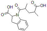 CAS#: 82950-75-2, 1-(5-Hydroxy-2,4-Dimethyl-5-Oxopentanoyl)-2,3-Dihydroindole-2-Carboxylic Acid