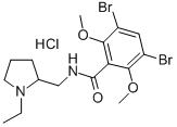 CAS#: 82952-65-6, 2-((3,5-Dibromo-2,6-Dimethoxybenzamido)Methyl)-1-Ethylpyrrolidine Hydrochloride