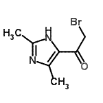 CAS#: 82982-56-7, 2-Bromo-1-(2,4-dimethyl-1H-imidazol-5-yl)ethanone