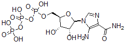 CAS 登录号：82989-82-0， 5-氨基-4-咪唑甲酰胺核糖甙 5'-三磷酸酯
