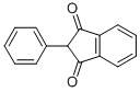 CAS 登录号：83-12-5， 2-苯基-1,3-茚满二酮