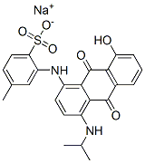 CAS#: 83006-72-8, Sodium 3-[[9,10-Dihydro-8-Hydroxy-4-(Isopropylamino)-9,10-Dioxo-1-Anthryl]Amino]Toluene-4-Sulphonate