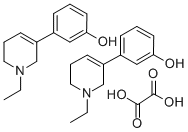 CAS#: 83010-53-1, 3-(1-Ethyl-1,2,5,6-Tetrahydro-3-Pyridinyl)Phenol Ethanedioate (2:1)