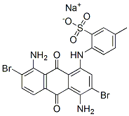 CAS#: 83027-42-3, Sodium 4-[(4,8-Diamino-3,7-Dibromo-9,10-Dihydro-9,10-Dioxo-1-Anthryl)Amino]Toluene-3-Sulphonate