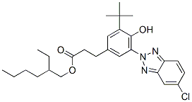 CAS#: 83044-90-0, 2-Ethylhexyl 3-[3-Tert-Butyl-4-Hydroxy-5-(5-Chloro-2H-Benzotriazol-2-Yl)Phenyl]Propionate