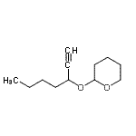 CAS 登录号：831-83-4， 2-(1-庚炔-3-基氧基)四氢-2H-吡喃