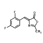 CAS#: 831191-79-8, (4Z)-4-(2,4-Difluorobenzylidene)-2-methyl-1,3-oxazol-5(4H)-one