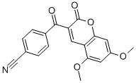 CAS 登录号：83179-55-9， 3-(4-氰基苯甲酰基)-5,7-二甲氧基香豆素