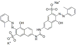 CAS#: 83221-62-9, 7,7'-(Carbonyldiimino)Bis[4-Hydroxy-3-[(2-Methylphenyl)Azo]-2-Naphthalenesulfonic Acid Potassiumsodium Salt