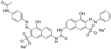 CAS 登录号：83232-29-5， 3-[[4-(乙酰氨基)苯基]偶氮]-4-羟基-7-[[[[5-羟基-6-(苯基偶氮)-7-磺基-2-萘基]氨基]羰基]氨基]-2-萘磺酸钠盐
