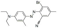 CAS#: 83249-49-4, 3-Bromo-2-[[4-(Diethylamino)-o-Tolyl]Azo]-5-Methylbenzonitrile