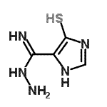 CAS#: 83256-03-5, 4-Sulfanyl-1H-imidazole-5-carboximidohydrazide