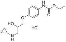 CAS 登录号：83263-82-5， N-[4-[3-(环丙基氨基)-2-羟基丙氧基]苯基]氨基甲酸乙酯盐酸盐