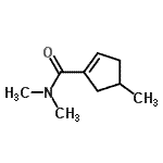 CAS#: 83283-04-9, N,N,4-Trimethyl-1-cyclopentene-1-carboxamide