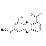 CAS 登录号：83297-77-2， 7-甲氧基-9-甲基-1-吩嗪羧酸