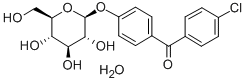 CAS#: 83355-63-9, (4-Chlorophenyl)(4-(beta-D-Glucopyranosyloxy)Phenyl)Methanone Hemihydrate