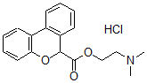 CAS#: 83359-86-8, 6-(2-Dimethylaminoethoxycarbonyl)-6H-dibenzo(b,d)pyran hydrochloride