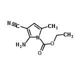 CAS 登录号：83362-00-9， 乙基2-氨基-3-氰基-5-甲基-1H-吡咯-1-羧酸酯