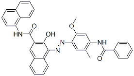 CAS#: 83399-83-1, 4-[[4-(Benzoylamino)-2-Methoxy-5-Methylphenyl]Azo]-3-Hydroxy-N-1-Naphthylnaphthalene-2-Carboxamide
