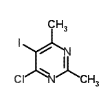 CAS#: 83410-16-6, 4-Chloro-5-iodo-2,6-dimethylpyrimidine