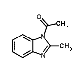 CAS 登录号：83440-33-9， 1-(2-甲基-1H-苯并咪唑-1-基)乙酮