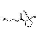 CAS#: 834886-17-8, Propyl (1R,2R)-2-cyano-2-hydroxycyclopentanecarboxylate