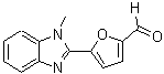 CAS 登录号：83490-13-5， 5-(1-甲基-1H-苯并咪唑-2-基)-2-糠醛