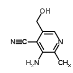 CAS#: 83537-56-8, 3-Amino-5-(hydroxymethyl)-2-methylisonicotinonitrile