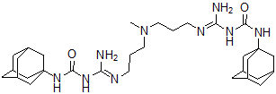 CAS#: 83539-21-3, 1,7-Bis((1-adamantyl)carbamylguanidino)-4-methyl-4-azaheptane
