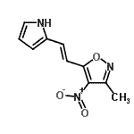 CAS 登录号：835898-34-5， 3-甲基-4-硝基-5-[(E)-2-(1H-吡咯-2-基)乙烯基]异恶唑