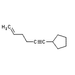 CAS 登录号：83611-07-8， 5-己烯-1-炔-1-基环戊烷