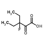 CAS#: 83611-27-2, 3-Ethyl-3-fluoro-2-oxopentanoic acid